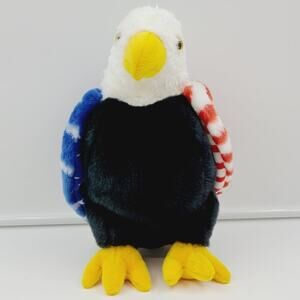 Vintage Ty Beanie Buddy Soar the Eagle 2002 10.5" Retired, EUC